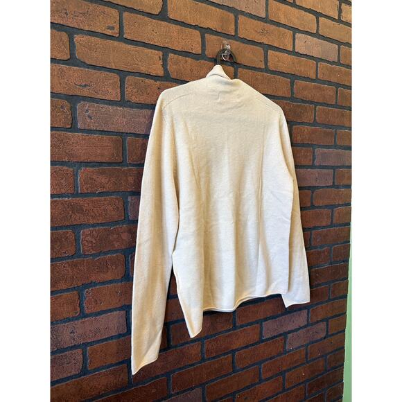 Hirsch + Timber Cream 100% Wool Turtle Neck Sweater: Women's Size Medium - Picture 4 of 11